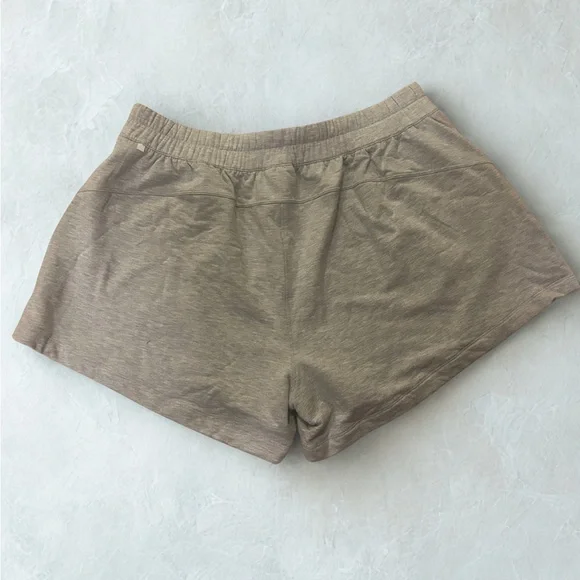 NWT Lululemon Mellow In HR Lounge Shorts | Light Gray | Size 14 Women’s - Picture 3 of 8